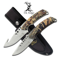Elk Ridge ER-054CA HUNTING KNIFE SET 2 PIECE SET